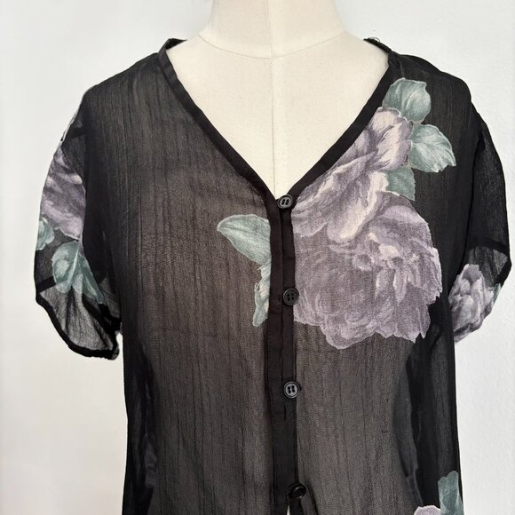 90s/Y2K Sheer Top - Picture 3 of 6